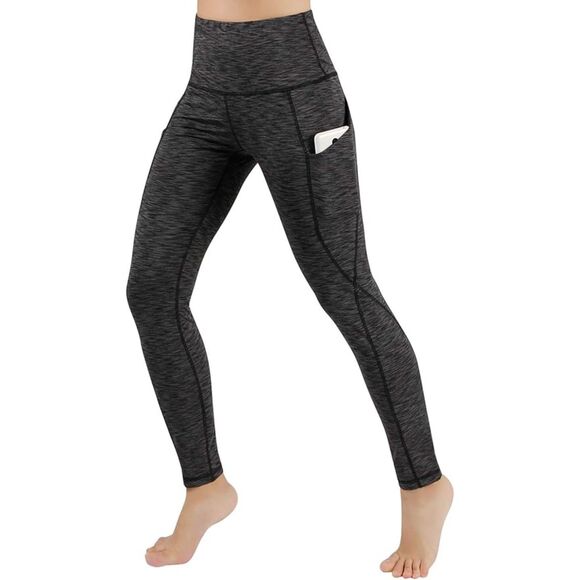 ODODOS Women's High Waisted Yoga Pants with Pocket - Picture 2 of 7